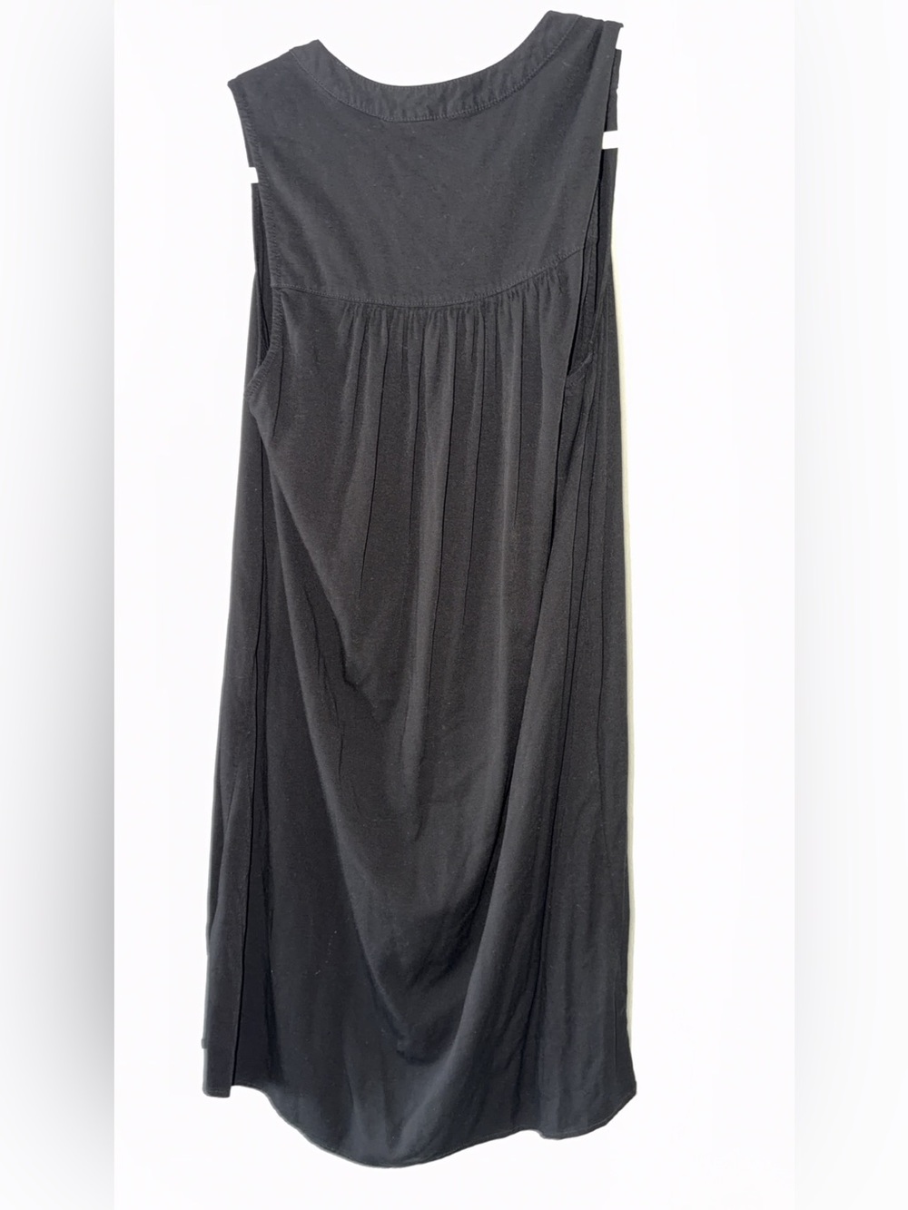 Michael Stars Black Sleeveless V Neck Swing Midi Dress Small - Picture 4 of 4